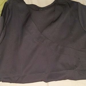 Dark Grey Scrub Top